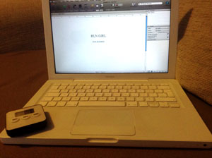 Laptop writing station