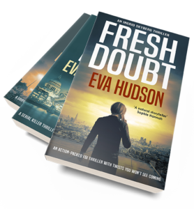 Stack of Eva Hudson novels